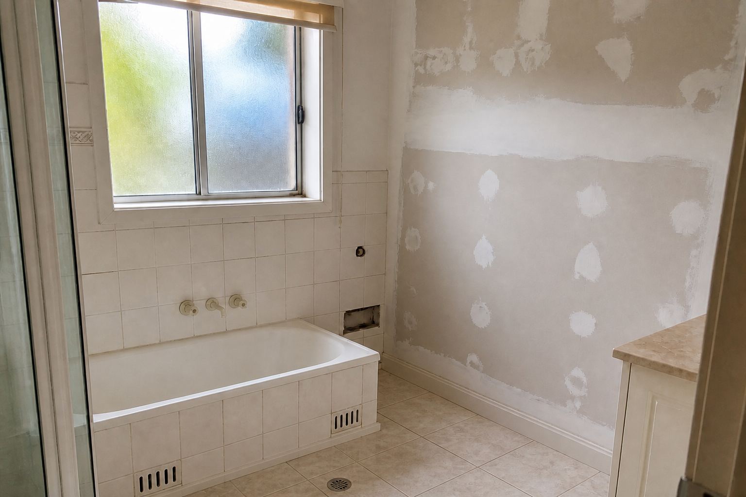 Bathroom refresh in a family home