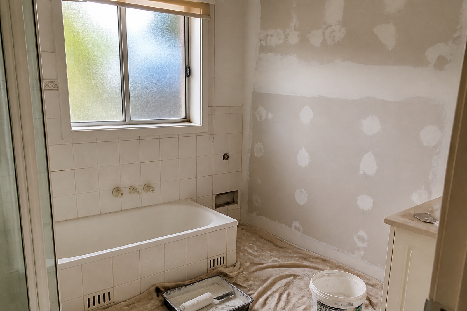 Bathroom refresh in a family home